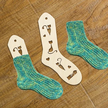 2pcs Rustic Wood Wooden Laser C Cute Cat Sock Blocker DIY Craft Socks Forms Blockers Handmade Knit Socks Form Birthday Gift 
2pcs Rustic Wood Wooden Laser C Cute Cat Sock Blocker DIY Craft Socks Forms Blockers Handmade Knit Socks Form Birthday Gift