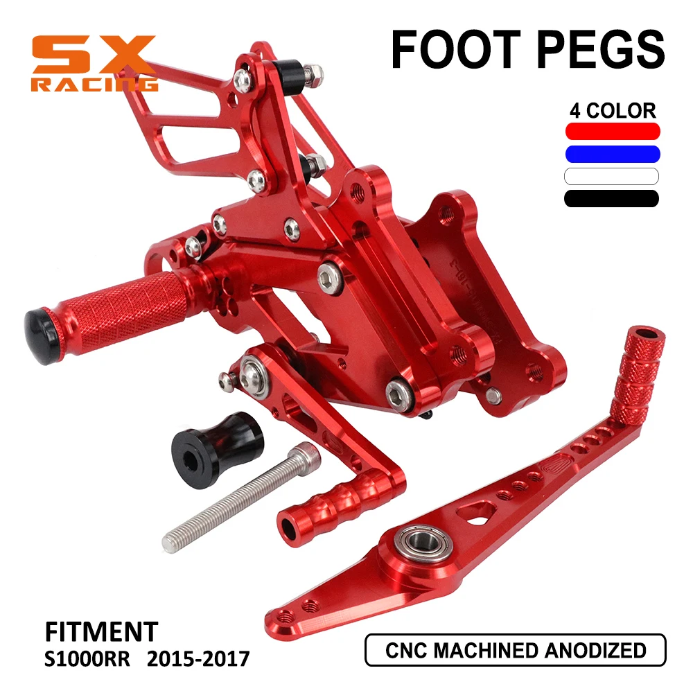 Motorcycle Aluminum Adjustable Footpegs Billet Foot Pegs Foot Pedals Rest Rearset For BMW S1000RR S 1000RR 2015 2016 2017
Motorcycle Aluminum Adjustable Footpegs Billet Foot Pegs Foot Pedals Rest Rearset For BMW S1000RR S 1000RR 2015 2016 2017