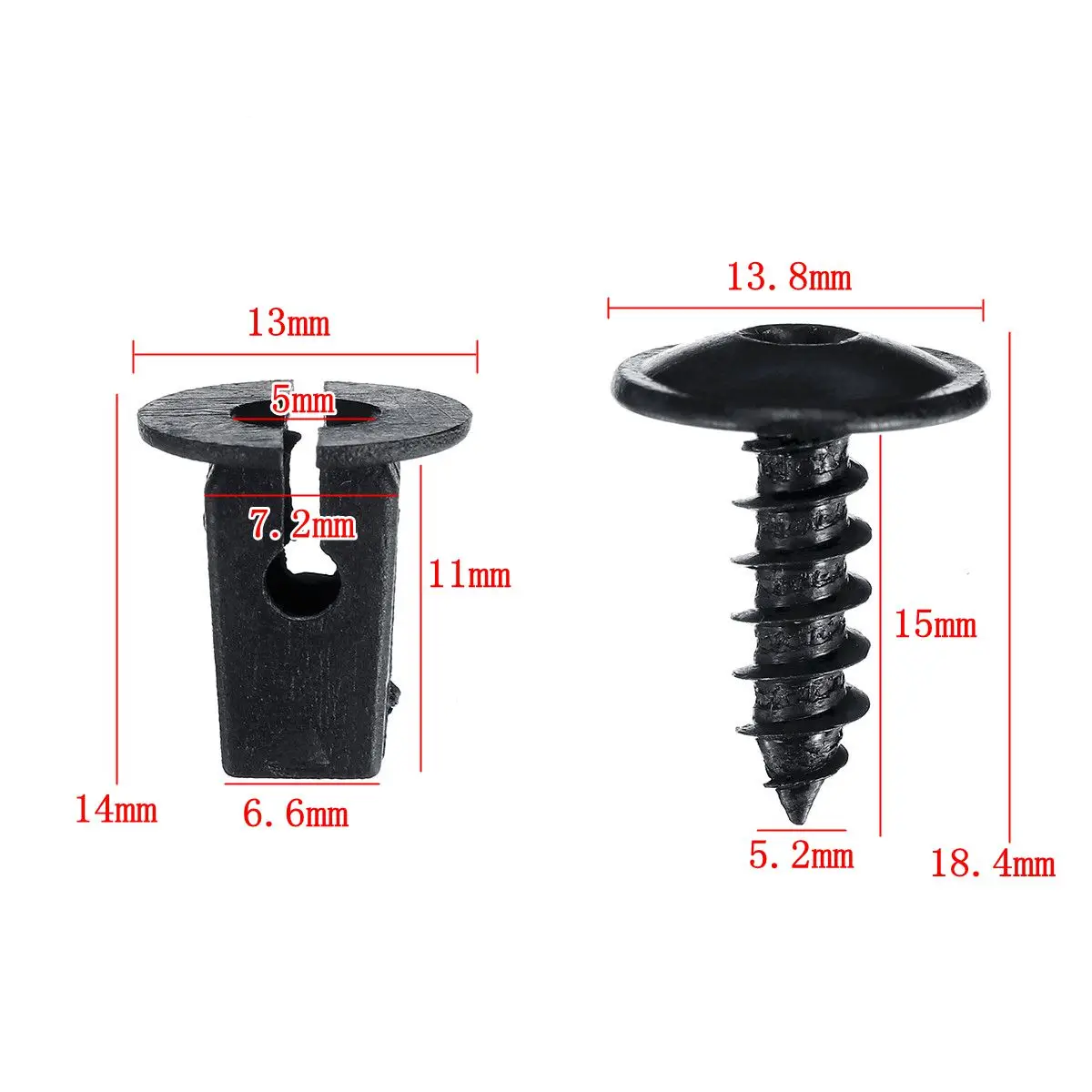 10Sets Fender Liner Mudguard Fastener Clips Screws Buckle For VW Passat B5 B6 B7 CC Golf MK6 Tiguan Touran Polo
10Sets Fender Liner Mudguard Fastener Clips Screws Buckle For VW Passat B5 B6 B7 CC Golf MK6 Tiguan Touran Polo