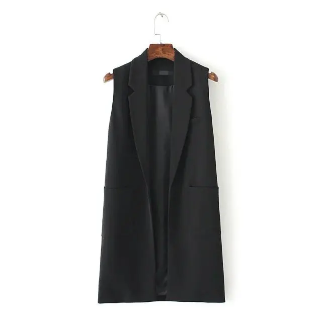 2018 Hot Sale Special Offer Chalecos Mujer Vest Female Large Size Women Long Sleeveless Solid All-match Slim Suit Jacket Vests
2018 Hot Sale Special Offer Chalecos Mujer Vest Female Large Size Women Long Sleeveless Solid All-match Slim Suit Jacket Vests