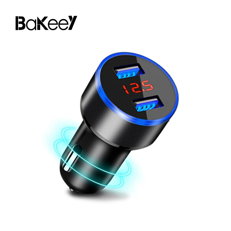 Bakeey mini Dual USB 3.1A Car Charging LED Light Digital Voltage Diplay Fast Car Charger adapte for iphone XS for Samsung Xiaomi
Bakeey mini Dual USB 3.1A Car Charging LED Light Digital Voltage Diplay Fast Car Charger adapte for iphone XS for Samsung Xiaomi