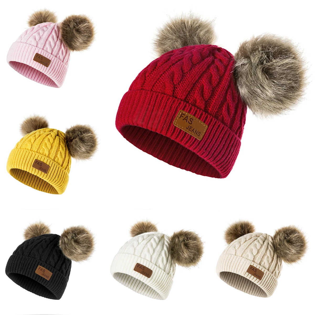 Evrfelan Boys Girls Pom Poms Winter Hat Children Knitted Beanies Hat For Kids Thick Warm Fashion Skullies Beanies Hat Cap bonnet
Evrfelan Boys Girls Pom Poms Winter Hat Children Knitted Beanies Hat For Kids Thick Warm Fashion Skullies Beanies Hat Cap bonnet