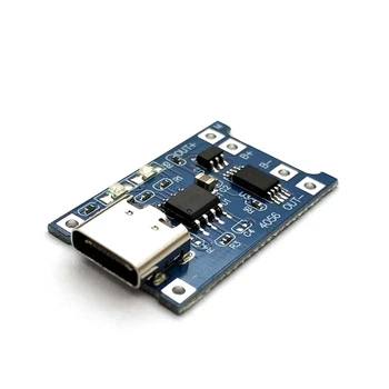 TP4056 Type-c USB 5V 1A 18650 Lithium Battery Charger Module Charging Board With Protection Dual Functions 1A Li-ion
TP4056 Type-c USB 5V 1A 18650 Lithium Battery Charger Module Charging Board With Protection Dual Functions 1A Li-ion