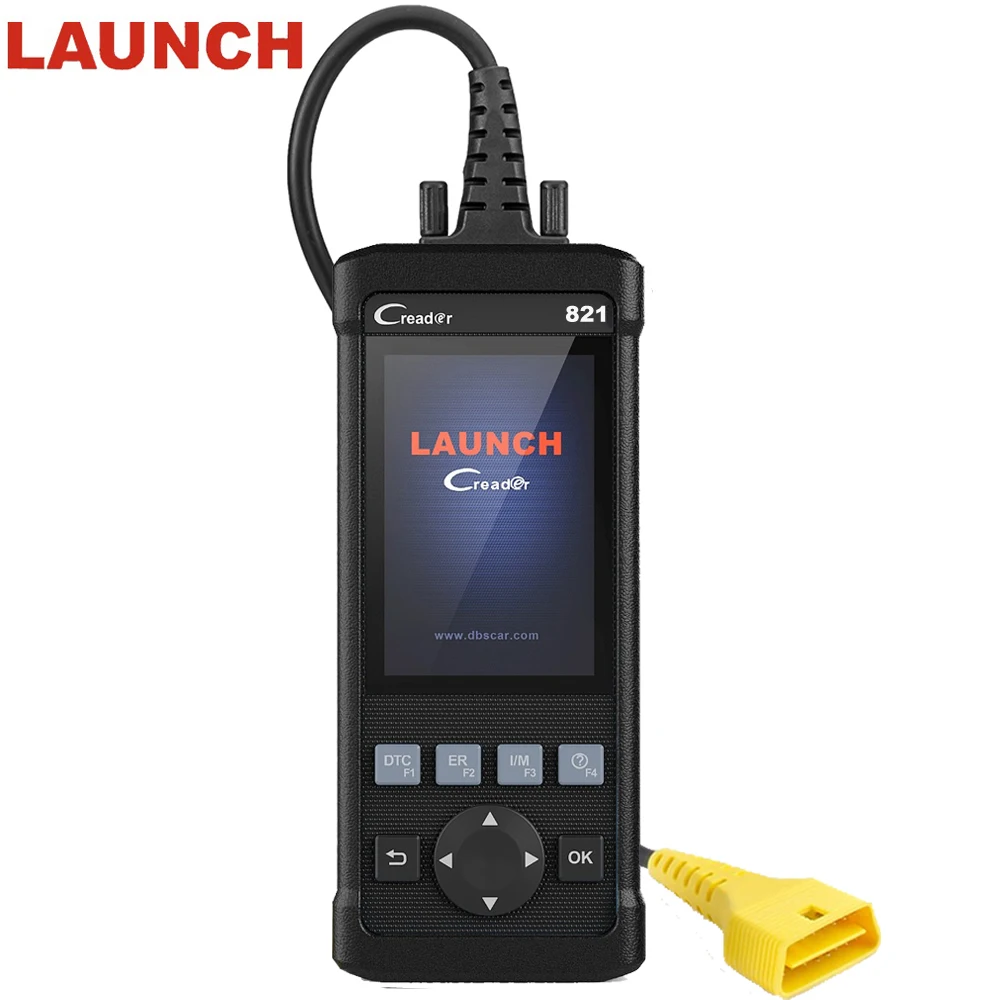 LAUNCH Creader 821 OBD2 считыватель кодов Автомобильный сканер для ABS/SRS системы с