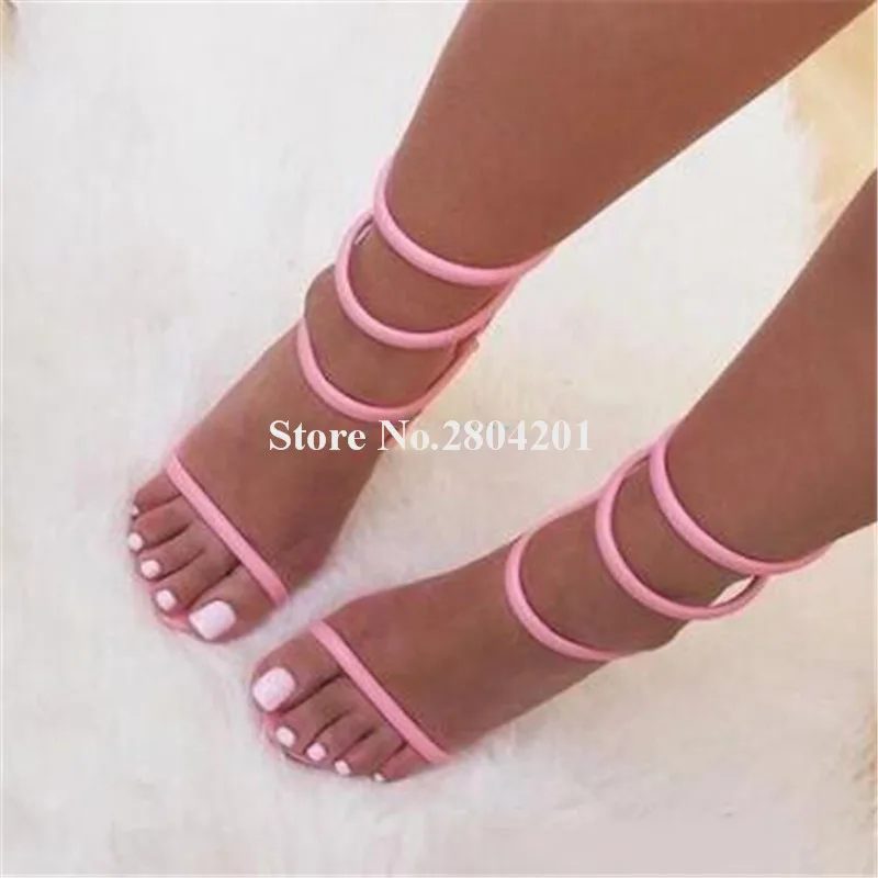 Women Simple Style Open Toe Thin Straps Stiletto Heel Gladiator Sandals Back Zipper-up Pink High Heel Sandals Dress Shoes
Women Simple Style Open Toe Thin Straps Stiletto Heel Gladiator Sandals Back Zipper-up Pink High Heel Sandals Dress Shoes