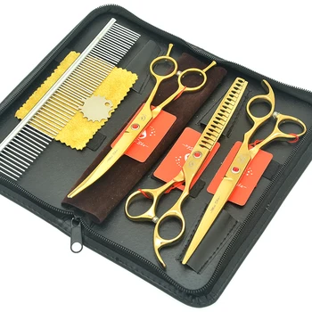 Meisha 7" JP440C Pet Grooming Scissors Puppy Up/Down Curved & Cutting Shears Fish Bone Thinning Tesouras Dog Haircut Tool HB0219
Meisha 7" JP440C Pet Grooming Scissors Puppy Up/Down Curved & Cutting Shears Fish Bone Thinning Tesouras Dog Haircut Tool HB0219