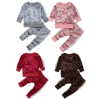 Toddler Kids Baby Girls Boy Autumn Velvet Clothes Set 2Pcs Sunsuit Baby Girl Boys T-Shirt Tops Sweatshirt Hoodies Pants Clothes
Toddler Kids Baby Girls Boy Autumn Velvet Clothes Set 2Pcs Sunsuit Baby Girl Boys T-Shirt Tops Sweatshirt Hoodies Pants Clothes