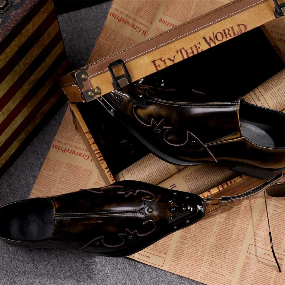 Bronze Men Dress Oxfords Shoes Genuine Leather Italian Formale Shoes Fashion Autumn Slip On Wedding Oxfords Shoes 46
Bronze Men Dress Oxfords Shoes Genuine Leather Italian Formale Shoes Fashion Autumn Slip On Wedding Oxfords Shoes 46