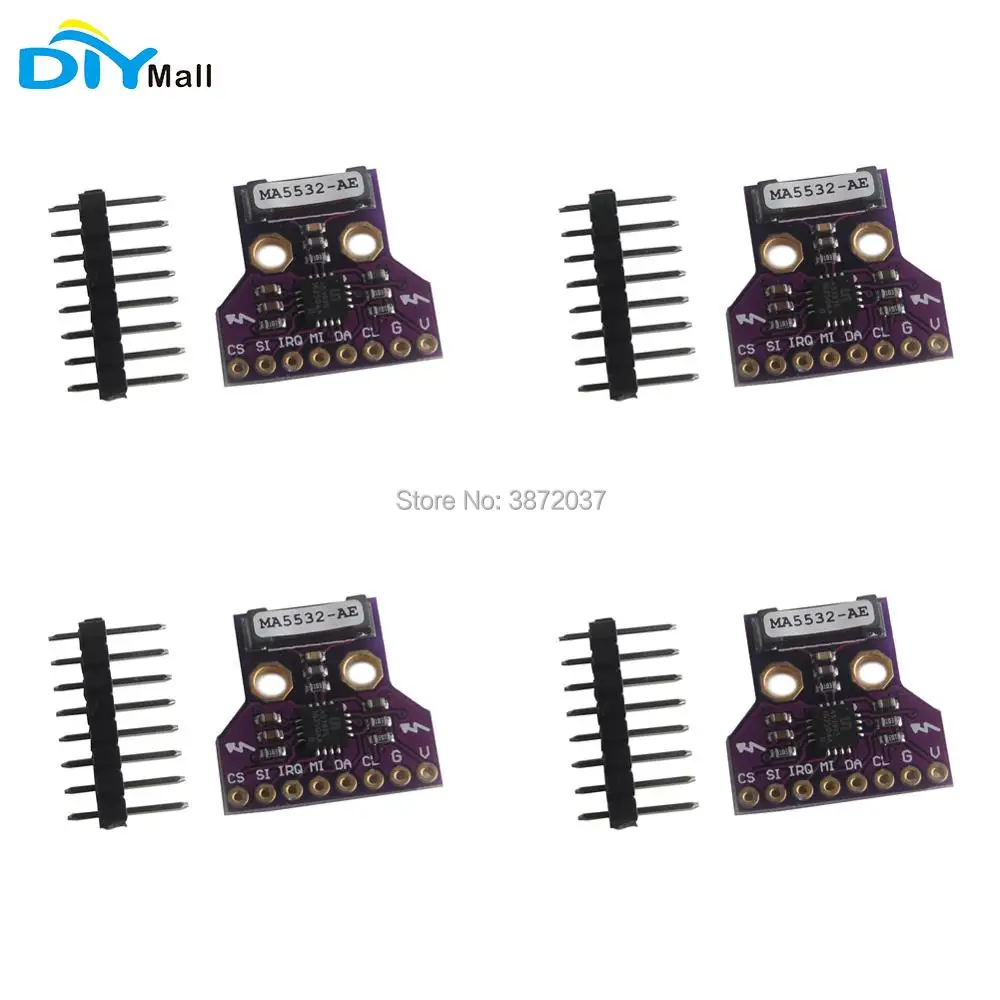 4pcs DIYmall GY-AS3935 AS3935 for Lightning Detector Digital Sensor Breakout Board Module
4pcs DIYmall GY-AS3935 AS3935 for Lightning Detector Digital Sensor Breakout Board Module