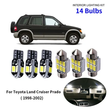 14pcs Car Accessories White Interior LED Light Bulbs Package Kit For 1998-2002 Toyota Land Cruiser T10 31MM Map Dome Trunk Lamp
14pcs Car Accessories White Interior LED Light Bulbs Package Kit For 1998-2002 Toyota Land Cruiser T10 31MM Map Dome Trunk Lamp