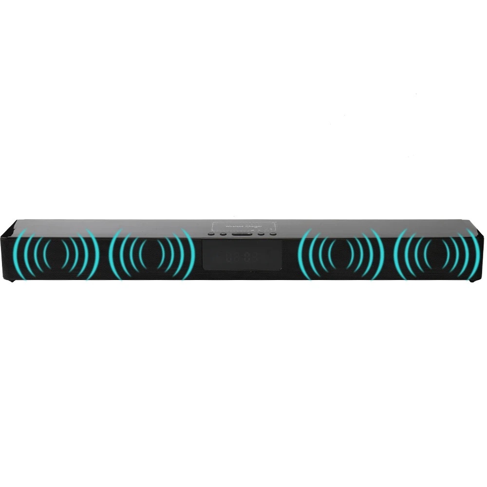 Wireless Bluetooth 4.2 Speaker 3D Sound Soundbar Surround Stereo Bass Subwoofer Column Portable Speakers w/ Mic for Computer TV
Wireless Bluetooth 4.2 Speaker 3D Sound Soundbar Surround Stereo Bass Subwoofer Column Portable Speakers w/ Mic for Computer TV
