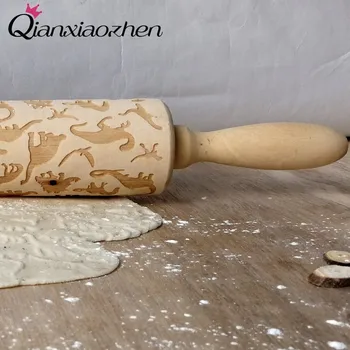 Qianxiaozhen Dinosaur Pattern Wooden Rolling Pin Baking Cookies Wedding Gifts For Guests Wedding Decoration Kitchen Party Favors
Qianxiaozhen Dinosaur Pattern Wooden Rolling Pin Baking Cookies Wedding Gifts For Guests Wedding Decoration Kitchen Party Favors
