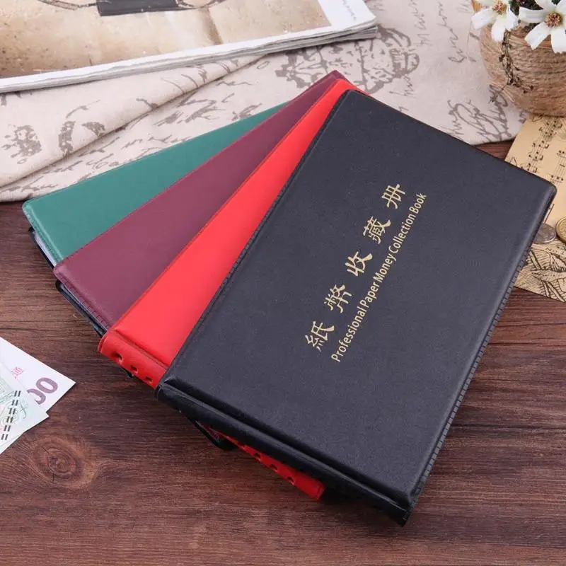 20 Pages Money Banknote Storage Case Paper Money Collector Money Albums for World Paper Money Album Holder
20 Pages Money Banknote Storage Case Paper Money Collector Money Albums for World Paper Money Album Holder