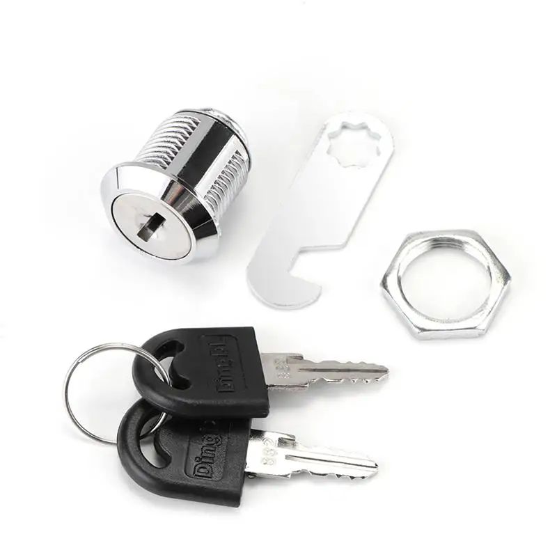 Cabinet Desk Drawer Lock 16mm 20mm 25mm 30mm Cam Lock High Quality Mail Box File with 2 Keys DIY Cabinet Tools
Cabinet Desk Drawer Lock 16mm 20mm 25mm 30mm Cam Lock High Quality Mail Box File with 2 Keys DIY Cabinet Tools