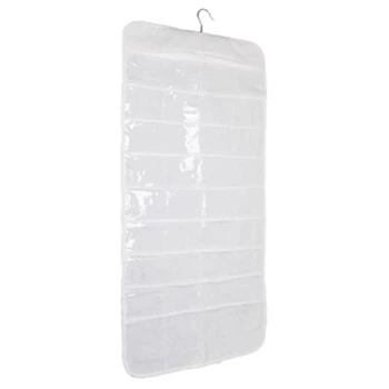 72 Pockets Jewelry Earring Necklace Pouch Display Holder Closet Storage Organizer Dress Bag White
72 Pockets Jewelry Earring Necklace Pouch Display Holder Closet Storage Organizer Dress Bag White