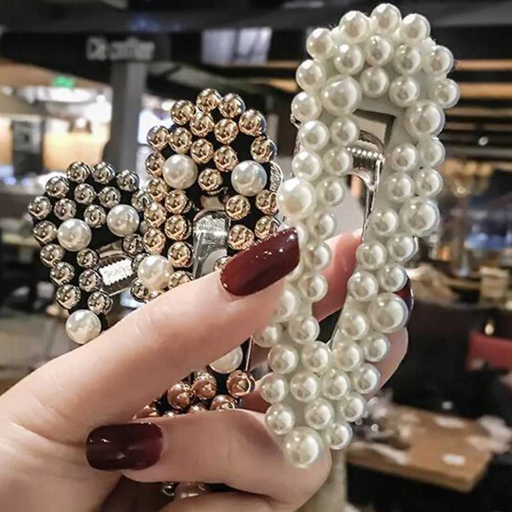 Korean Women Pearl Flower Hairpins Crystal Hair Accessories Vintage Metal Hollow Hair Clips for Women Dropship New Arrival
Korean Women Pearl Flower Hairpins Crystal Hair Accessories Vintage Metal Hollow Hair Clips for Women Dropship New Arrival