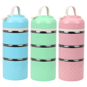 Three-layer Design Portable Kids Food Container Bento Box Leakproof Thermal Lunch Box Stainless Steel Silicone Inner Ring
Three-layer Design Portable Kids Food Container Bento Box Leakproof Thermal Lunch Box Stainless Steel Silicone Inner Ring
