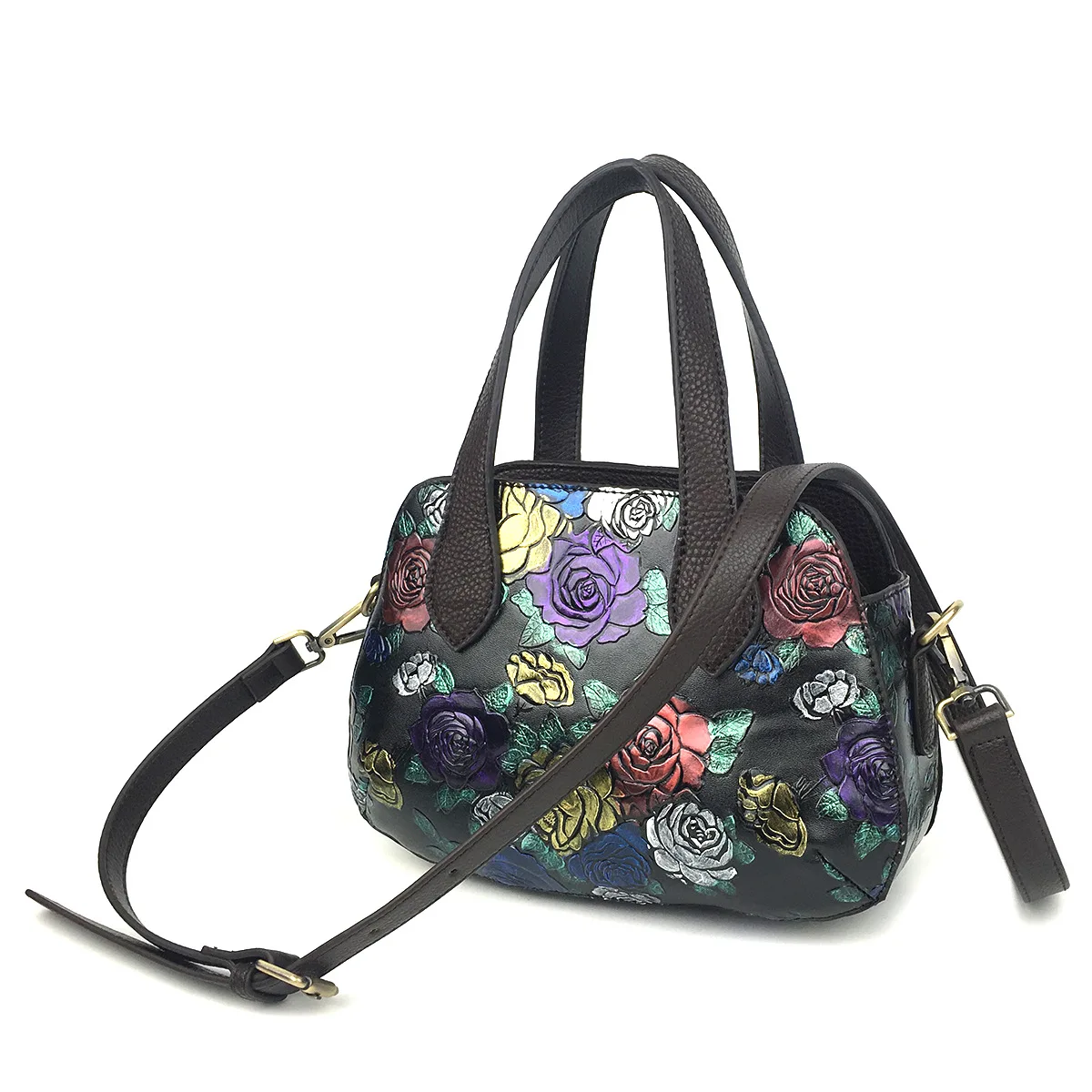 Genuine Embossed Leather Women Top Handle Bag Handbag Rose Pattern Female Real Cowhide Shoulder Messenger Tote Crossbody Bags
Genuine Embossed Leather Women Top Handle Bag Handbag Rose Pattern Female Real Cowhide Shoulder Messenger Tote Crossbody Bags