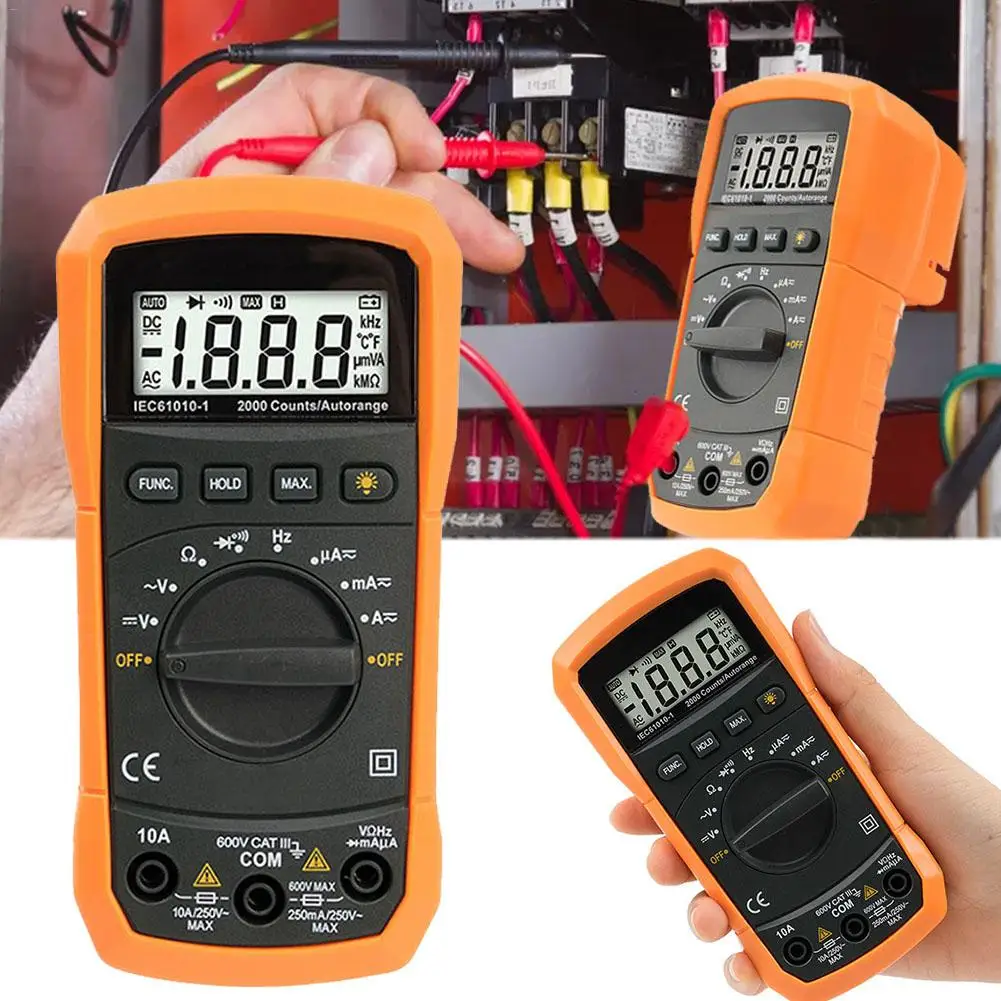 PM8233D automatic digital multimeter portable home tester with LCD display and backlight
PM8233D automatic digital multimeter portable home tester with LCD display and backlight