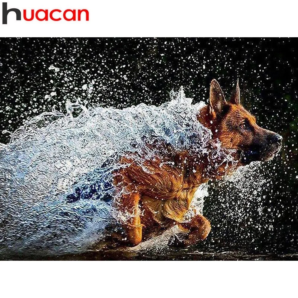HUACAN Diamond Embroidery Animal Full Square Diamond Painting Dog Mosaic Picture Of Rhinestones Cross Stitch Home Decorations
HUACAN Diamond Embroidery Animal Full Square Diamond Painting Dog Mosaic Picture Of Rhinestones Cross Stitch Home Decorations