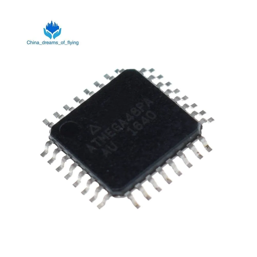 1PCS ATMEGA48 TQFP32 MCU 8-Bit ATmega AVR RISC 4KB Flash 2.5V/3.3V/5V 32-Pin TQFP ATMEGA48PA-AU
1PCS ATMEGA48 TQFP32 MCU 8-Bit ATmega AVR RISC 4KB Flash 2.5V/3.3V/5V 32-Pin TQFP ATMEGA48PA-AU