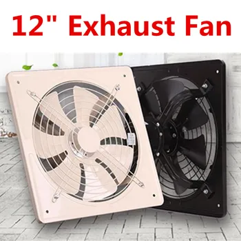 Black 12 inch Exhaust Fan High Speed Air Extractor Window Ventilation Fan for Kitchen Ventilator Axial Industrial Wall Fan 220V
Black 12 inch Exhaust Fan High Speed Air Extractor Window Ventilation Fan for Kitchen Ventilator Axial Industrial Wall Fan 220V
