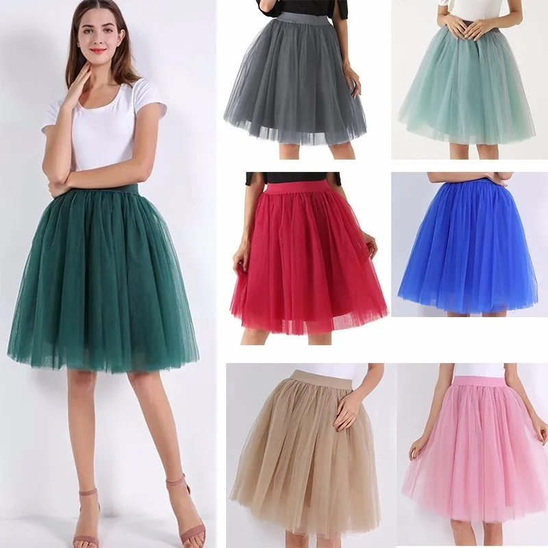 7 Layers Midi Tulle Skirt For Girls Fashion Tutu Skirts Women Ball Gown Party Petticoat Faldas Saia Jupe Ropa Mujer Bridesmaid
7 Layers Midi Tulle Skirt For Girls Fashion Tutu Skirts Women Ball Gown Party Petticoat Faldas Saia Jupe Ropa Mujer Bridesmaid