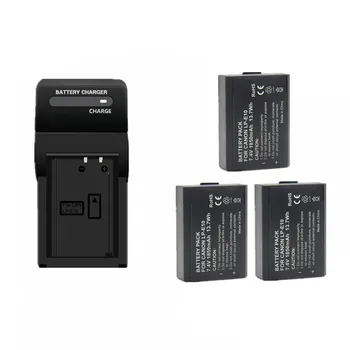 3pcs LP-E10 LP E10 LPE10 Camera Battery 1850mAh + Charger for Canon EOS 1100D 1200D 1300D Kiss X50 X70 X80 Rebel T3 T5 T6
3pcs LP-E10 LP E10 LPE10 Camera Battery 1850mAh + Charger for Canon EOS 1100D 1200D 1300D Kiss X50 X70 X80 Rebel T3 T5 T6