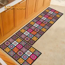 2 PACK Kitchen Mat Floor Carpet Rugs 40x60cm & 40x120cm Polyester Fiber Bohemian Pattern PVC Dotted Non Slip Doormat Door Mats
2 PACK Kitchen Mat Floor Carpet Rugs 40x60cm & 40x120cm Polyester Fiber Bohemian Pattern PVC Dotted Non Slip Doormat Door Mats