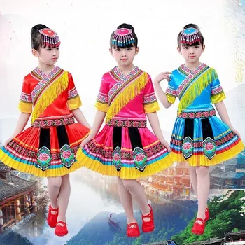 Songyuexia Show Dance Clothing Girl Yunnan Ethnic Minority Gourd Silk Performance Clothes & Accessories
Songyuexia Show Dance Clothing Girl Yunnan Ethnic Minority Gourd Silk Performance Clothes & Accessories