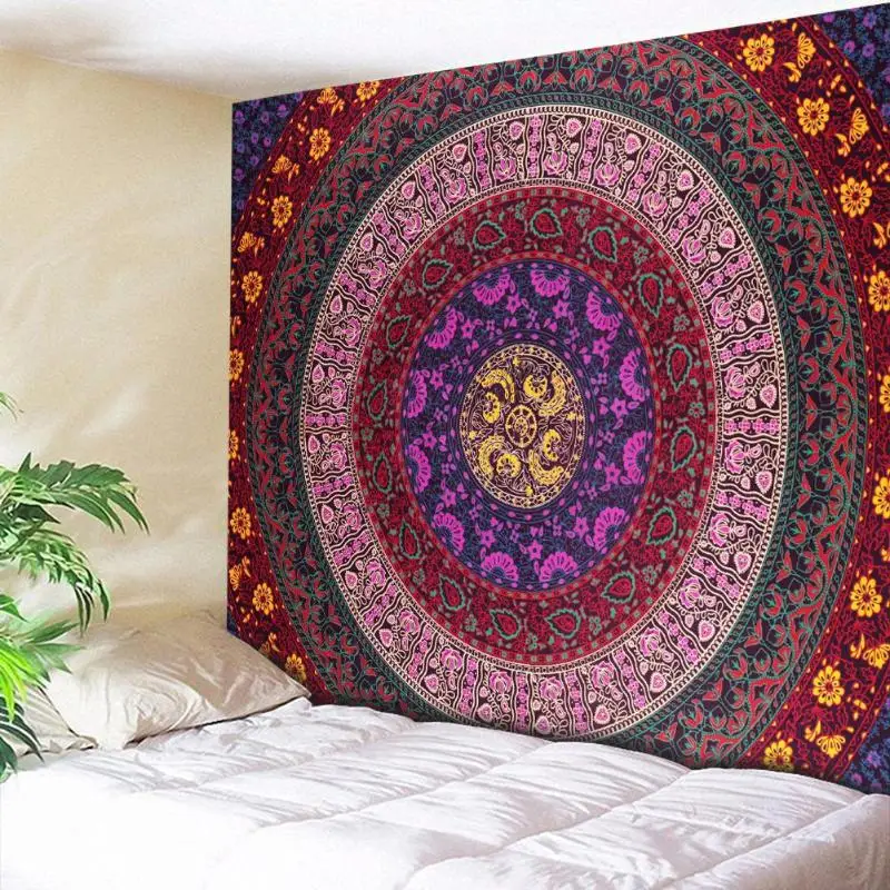 Mandala Tapestry Wall Hanging Carpet Throw Yoga Mat Blanket Camping Tent Travel Mattress for Home Bedroom Decoration
Mandala Tapestry Wall Hanging Carpet Throw Yoga Mat Blanket Camping Tent Travel Mattress for Home Bedroom Decoration