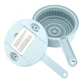 Multifunction Round Vegetable Grater Cutter with Potato Peeler Drain Basket Egg Separator Food Cooking Tools in kitchen
Multifunction Round Vegetable Grater Cutter with Potato Peeler Drain Basket Egg Separator Food Cooking Tools in kitchen