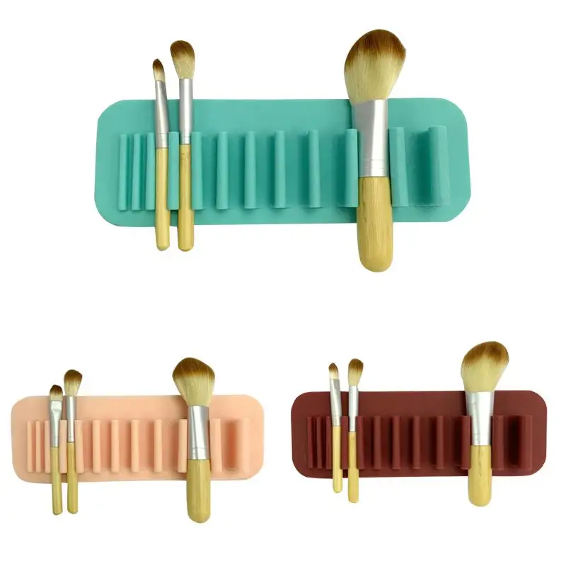 Silicone Makeup Brush Storage Rack Automatic Adsorption Innovative Toothbrush Brush Holder Small Fresh Bathroom Storage Rack
Silicone Makeup Brush Storage Rack Automatic Adsorption Innovative Toothbrush Brush Holder Small Fresh Bathroom Storage Rack
