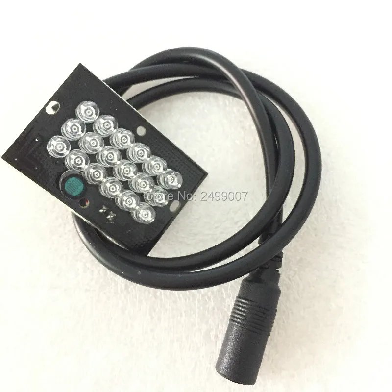 18pcs 940nm IR LED Night Vision Infrared Illuminator IR Infrared Light board CCTV Fill Light For Security Surveillance Camera
18pcs 940nm IR LED Night Vision Infrared Illuminator IR Infrared Light board CCTV Fill Light For Security Surveillance Camera
