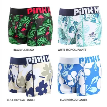 Pinkhero 4pcs/lot Man Boxer Flamingo Source Elasticity Cotton Cool Printing Modis Men Underwear Boxershort Heren
Pinkhero 4pcs/lot Man Boxer Flamingo Source Elasticity Cotton Cool Printing Modis Men Underwear Boxershort Heren