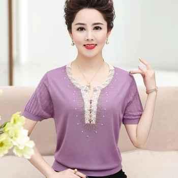 Summer Autumn 2019 Casual O-Neck Short Sleeves Knitted Sweater Women Thin Loose Pullover Sweater Tops Plus Size 4XL
Summer Autumn 2019 Casual O-Neck Short Sleeves Knitted Sweater Women Thin Loose Pullover Sweater Tops Plus Size 4XL