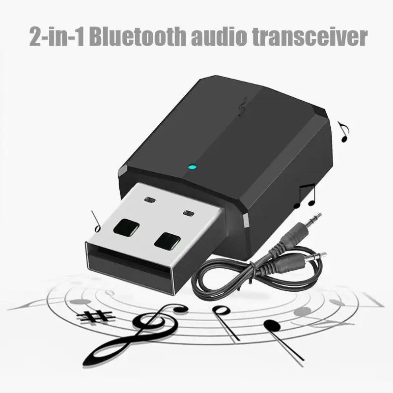 2 in 1 Wireless Bluetooth 5.0 Transmitter Receiver 3.5mm AUX Stereo Adapter for PC /Headphone /MP3 Player /Phones
2 in 1 Wireless Bluetooth 5.0 Transmitter Receiver 3.5mm AUX Stereo Adapter for PC /Headphone /MP3 Player /Phones