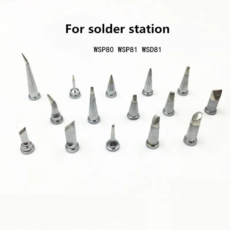 10pcs Iron Tip Soldering Iron Tip Lead-free Solder Tip Welding Head for Weller WSD81 WD1000 WSP80 WP80 LT Soldering Station
10pcs Iron Tip Soldering Iron Tip Lead-free Solder Tip Welding Head for Weller WSD81 WD1000 WSP80 WP80 LT Soldering Station