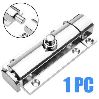 Silver Zinc Alloy Door Latch Sliding Lock Automatic Door Press Bolt Lock Bathroom Toilet Gate Safety Locks Mayitr
Silver Zinc Alloy Door Latch Sliding Lock Automatic Door Press Bolt Lock Bathroom Toilet Gate Safety Locks Mayitr