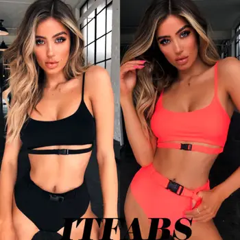 Womens High Waist Bikini Set Push Up Swimsuit Bathing Suit Swimwear Beach Wear
Womens High Waist Bikini Set Push Up Swimsuit Bathing Suit Swimwear Beach Wear