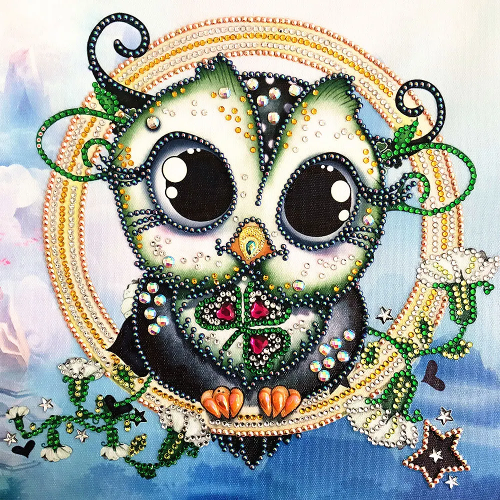 DIY 5D Diamond Painting Embroidery Cross Stitch Owl Animal Home Decor Rhinestone Mosaic Needlework NO.1 Specifications 35*45
DIY 5D Diamond Painting Embroidery Cross Stitch Owl Animal Home Decor Rhinestone Mosaic Needlework NO.1 Specifications 35*45