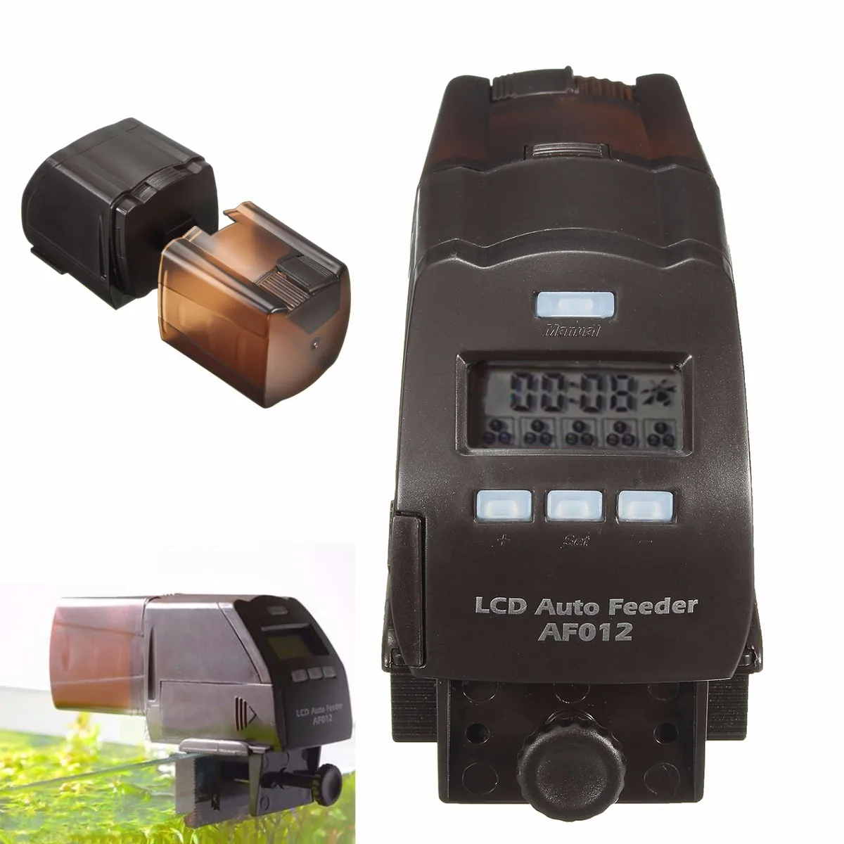 Digital LCD Automatic Fish Feeder Aquarium Pond Auto Fish Feeder Timer Food Feeder Timer Capacity Adjustable
Digital LCD Automatic Fish Feeder Aquarium Pond Auto Fish Feeder Timer Food Feeder Timer Capacity Adjustable
