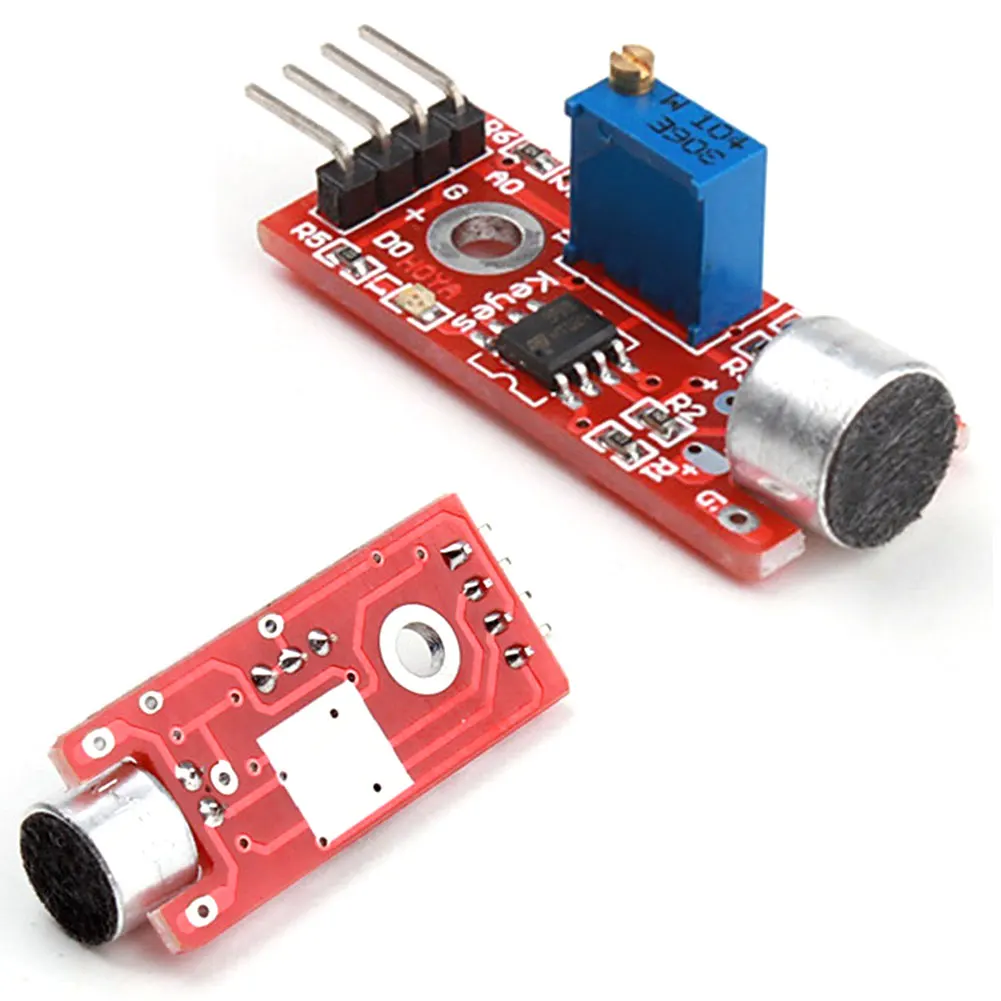 High Sensitivity Microphone Sound Voice Detection Sensor Module for Arduino Raspberry Pi AVR PIC
High Sensitivity Microphone Sound Voice Detection Sensor Module for Arduino Raspberry Pi AVR PIC