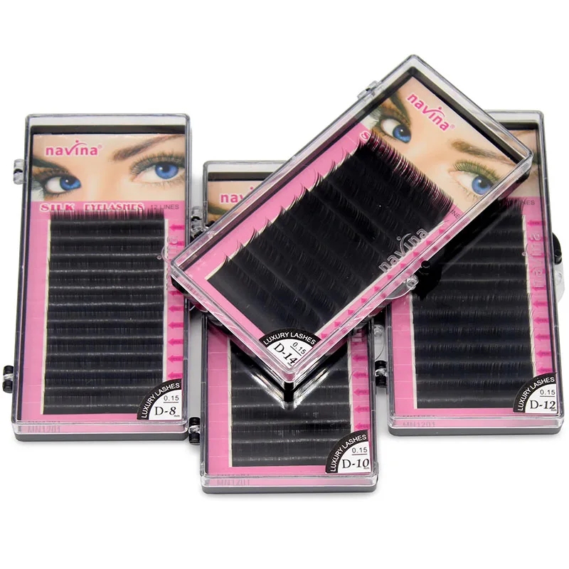 4 Tray Navina Pro 0.15C Curl (8/10/12/14MM) Natural False Eyelashes Extension Makeup Tool Soft Fake Eye Lashes for Eye Beauty
4 Tray Navina Pro 0.15C Curl (8/10/12/14MM) Natural False Eyelashes Extension Makeup Tool Soft Fake Eye Lashes for Eye Beauty