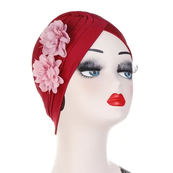 2019 Spring Autumn New Two Small Flowers Indian Hat Hijab Multicolor Women Muslim Fashion Street Shooting Turban Cap Headscarf
2019 Spring Autumn New Two Small Flowers Indian Hat Hijab Multicolor Women Muslim Fashion Street Shooting Turban Cap Headscarf