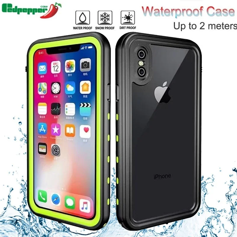For Iphone Xs Max Xr Original Redpepper Waterproof Ip68 Underwater 2m Life Water Proof Shockproof Hard Case For Iphone X Xs
For Iphone Xs Max Xr Original Redpepper Waterproof Ip68 Underwater 2m Life Water Proof Shockproof Hard Case For Iphone X Xs