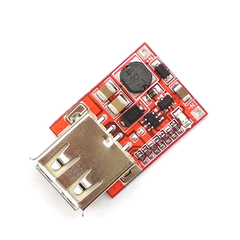 DC-DC Converter Output Step Up Boost Power Supply Module 3V To 5V 1A USB Charger For Phone MP3 MP4 96% Efficiency
DC-DC Converter Output Step Up Boost Power Supply Module 3V To 5V 1A USB Charger For Phone MP3 MP4 96% Efficiency