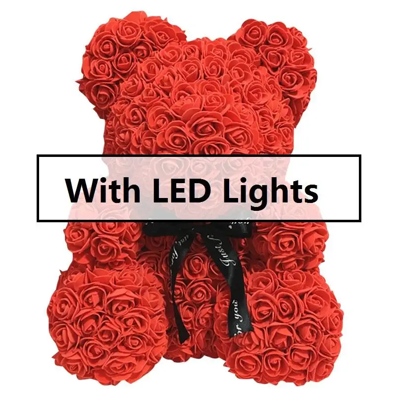 20/40CM Romantic Rose Bear Cub Forever Artificial Rose Anniversary Mother's Day Valentines Gift with String Lights Dropshipping
20/40CM Romantic Rose Bear Cub Forever Artificial Rose Anniversary Mother's Day Valentines Gift with String Lights Dropshipping
