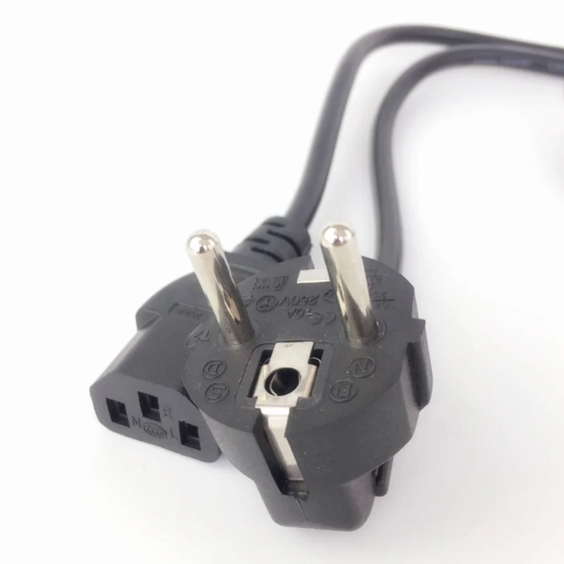 EU 3-Prong AC Power Supply Cable Adapter Cord For Mainframe computer Printer Kettles Rice cookers
EU 3-Prong AC Power Supply Cable Adapter Cord For Mainframe computer Printer Kettles Rice cookers