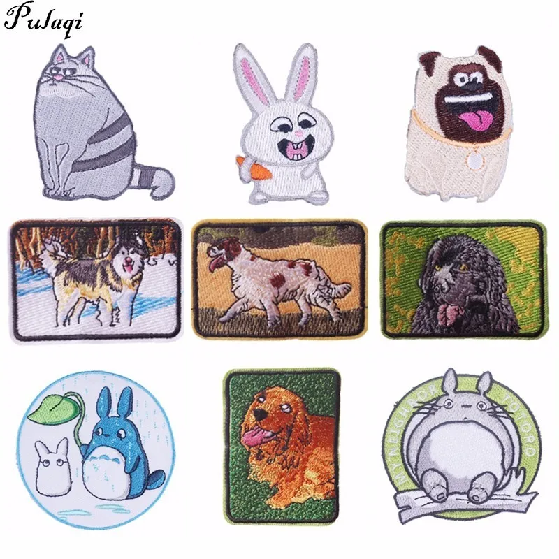 Pulaqi Hot Sale Cartoon Dog Embroidery He Secret Life Of Pets Sticker Patches Pokemon Hat For Jeans Children's Clothing Diy H 
Pulaqi Hot Sale Cartoon Dog Embroidery He Secret Life Of Pets Sticker Patches Pokemon Hat For Jeans Children's Clothing Diy H